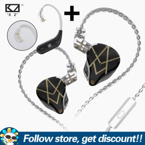 KZ ASX In-ear Earphone Add KZ AZ09 HD Module Support AAC Audio Encoding Transmission Upgrade Earhooks 20Balanced Armature Unit Headset 2Pin Detachable Cable Design HIFI Metal Monitor Sports Earbuds Noise Cancelling Headphone For Audiophiles Musicians