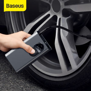 Baseus Portable Inflator Pump Car Air Compressor Smart Digital Tire Pressure Detection Auto Tire Pump for Car Bike Motorcycle