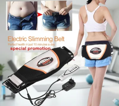 [SG Stock] Electric Slimming Belt with Heat & Vibration | Weight Loss Machine for Belly Fat Burner | 5-Level Automatic Massage Belt