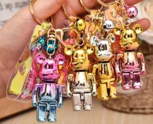 GANTUNGAN KUNCI BERUANG STANDUP LUCU WARNA RANDOM