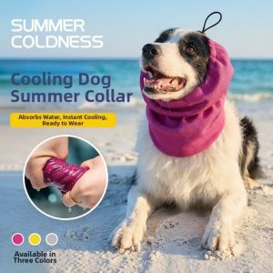 YITAQI Quick Dry Dog Cooling Head Cover Anti Insect Mosquito Elastic Mesh Pet Dog Earmuffs Multi-functional Anti-mite Pet Snood Noise Protection