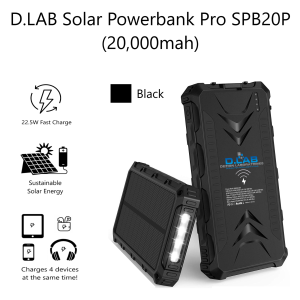 D.LAB 20k Solar Powerbank Pro (SPB20P) - Support a Homegrown Singapore Brand D.LAB Dezign Laboratories