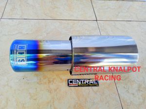 KNALPOT RACING MOBIL HKS GRONEL UJUNG BLUE MOON