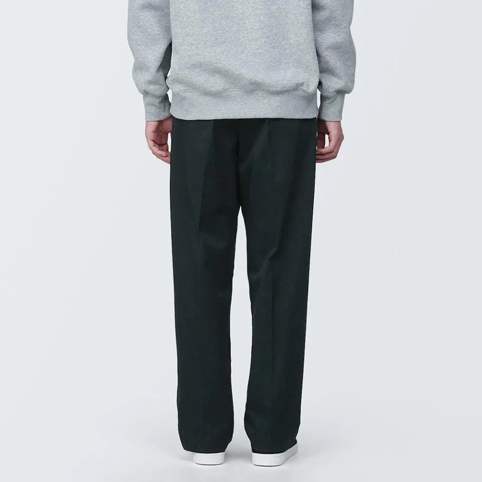 MUJI Men Stretch Chino Darted Wide-Fit Pants Lazada Singapore