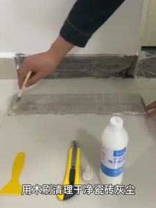 瓷砖胶强力粘合剂墙砖地砖修补剂空鼓胶注射粘结剂灌缝背胶脱落型Ceramic tile adhesive strong adhesive wall tile and floor tile repair agent hollow glue injection adhesive grouting back glue peeling type