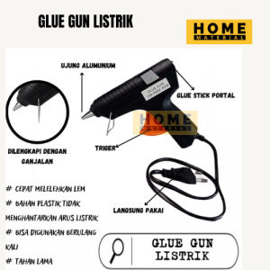 Alat tembakan glue gun besar kecil ukuran 20 watt 40 watt termurah