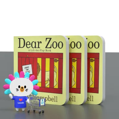 Dear Zoo [9781416947370][Rod Campbell][Board Book][Genuine][Children Book][story books for kids][uinchi]