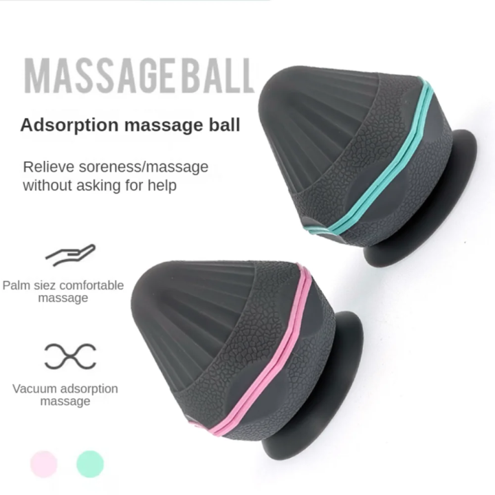 Silicone Massage Cone Solid Adsorption Ball Psoas Thoracic Spine Back ...