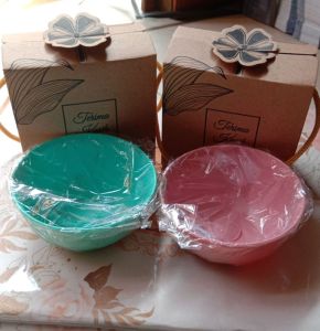 sultan souvenir..( ISI 50PCS ) Souvenir MANGKOK BULAT SOFT KEMAS BOX souvenir pernikahan murah