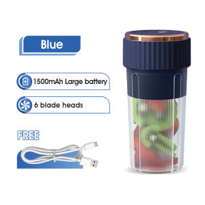 MEEVIDA Portable Electric Juicer 300ml Household Juice Cup Fresh Fruit Blender Cup Leakproof Cover Orange Squeezer USB Charging