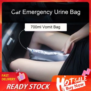 700ml CAPACITY EMERGENCY URINE BAG Vomit Bag Disposable Ergonomics Rapid Solidification Motion Sickness Water Absorption Car Emergency Urine Bag Travel Use