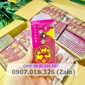 [ĐÃ KHAI QUANG] TÚI GIẢI TAM TAI CHO 3 TUỔI : HỢI - MÃO - MÙI mang lại bình an may mắn {siêu rẻ}