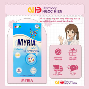 Viên uống MYRIA – Hỗ trợ chống lão hóa tăng cường sức đề kháng cho cơ thể (60 viên)