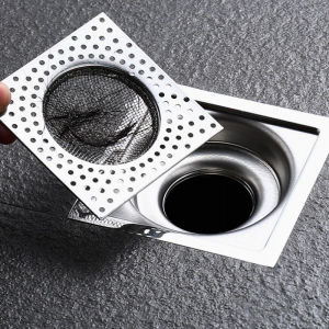 Bathroom Hair Catcher Stopper Stainless Steel Bathtub Shower Drain Hole Filter Trap Metal Wire Sink Strainer Kitchen Accessories