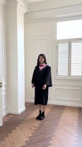 Bachelors Clothing Academic Dress Graduation Dress Degree Awarding Ceremony for College Students Photography Arts and Sciences  in Stock