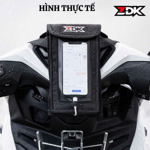 Túi điện thoại 3 lớp chống nước ZDK | Chống nước chống bụi chống va đập | Dùng cho điện thoại thông minh | Đeo trên xe máy hoặc đeo vai | Nắp khóa chắc chắn