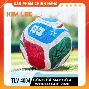 Quả bóng đá EURO 2021 bóng may số 5 số 4 da PU - Tặng kim bơm & lưới đựng bóng