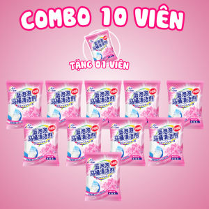 Viên thả bồn cầu diệt khuẩn thơm mát hương hoa tẩy sạch mảng bám khử mùi toilet thơm lâu nhà vệ sinh