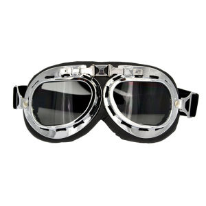 Musion Retro Glasses Windproof Goggles Dustproof Retro Helmet Goggles Motorcycle Cruiser Vintage Pilot Glasses for Motorcycle