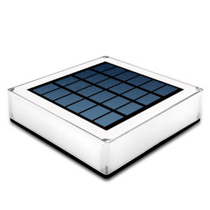 【Maxcity169】 LED Solar Lantern Pillar Lamp Waterproof Column Lights for Garden Fence Decor