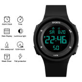 Kids Watch Student Sports Waterproof Electronic Watch (Night light alarm function)