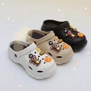 [Free Shipping] Summer Breathable Nurse Tom High-Heeled Clogs For Women Versatile Dual-Wear Casual Bathroom Non-Slip Sandals For Men Suitable For Outdoor Use