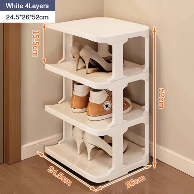 DAILYGO 2-10 Layers DIY Shoe Rack Organizer Bedroom Stackable Shoe Storage Organizer Shelf Shoe Cabinet ﻿Shoe Organisers