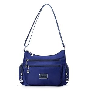 TAS SELEMPANG BAHU NYLON WATERPROOF WANITA SLEMPANG KOREA SLING BAG IMPORT SELENDANG MURAH TERBARU - NY077