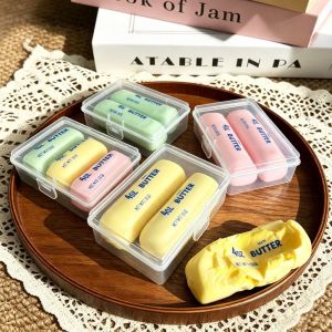 ANANAA Butter Stick Wax Cracking Squeeze Toy Cheese Crackable Texture Crunchy Sound Ball Gift Handmade Craft Snowball Crunch Squishy Toy for Stress Anxiety Relief