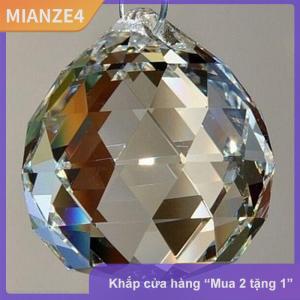 [COD] MIANZE4 Đèn chùm treo pha lê trong suốt 30mm/40mm đồ trang trí đèn chùm treo rèm tự làm hình lăng trụ