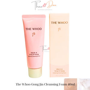 [CTY] Sữa rửa mặt The Whoo Gong Jin Cleansing Foam 40ml loại bỏ bã nhờn sừng già tích tụ trên da