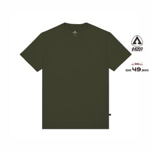 Aerostreet T Shirt Reguler Polos Gelap Kaos T-Shirt Tshirt KAAAA