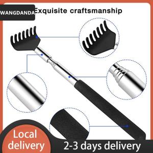 [COD] WANGDANDA Ship within 24 hours Steel Retractable Itching Rake Scratcher Telescopic Massage Tool Back Scratcher