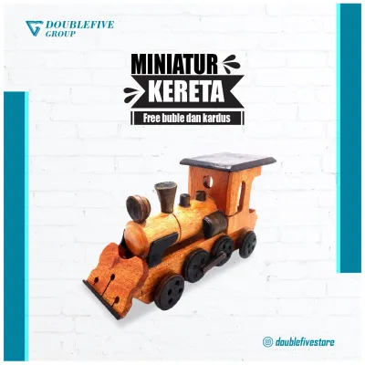 Kerajinan jogja Miniatur KERETA kayu - miniatur khas Jogja