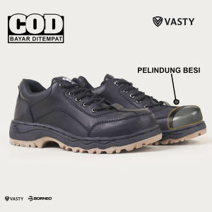 Sepatu Kerja Safety Boot & Sepatu Boots Ujung Besi Pria