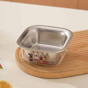 304 Stainless Steel Mini Drain Basket for Cooking Enthusiasts  One-Person Meals  Home-Makers  Double Layer  Compact  Filtering