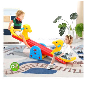 D Kids  ม้ากระดก ไม้กระดก ยีราฟกระดก ช้างกระดก ม้ากระดก 2ที่นั่ง ของเล่นสนาม