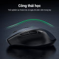 【2.4G】 UGREEN MU006 Chuột không dây Chuột công thái học 5 cấp độ 4000 DPI 6 nút, Chuột im lặng không dây 2,4G USB với bộ thu Nano, Chuột không dây cho máy tính xách tay, máy tính, PC, MacBook, Chromebook. 