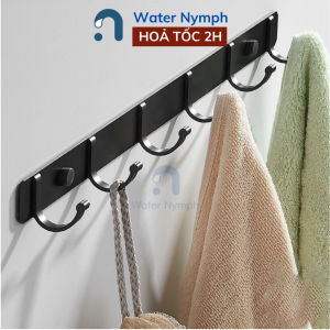 Móc treo quần áo giá treo đồ dùng nhà tắm nhà bếp dán tường/khoan lỗ cao cấp Waternymph