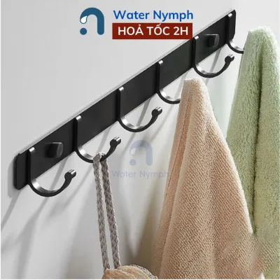 Móc treo quần áo giá treo đồ dùng nhà tắm nhà bếp dán tường/khoan lỗ cao cấp Waternymph