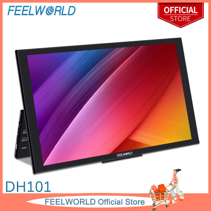 FEELWORLD DH101 10.1 Inch TouchScreen Portable External Monitor ...