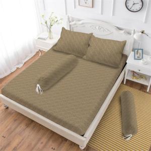 Vito - Sprei Fitted King 180x200 Bantal 2 Bantal 4 Queen 160x200 Single 120x200 Single 100x200 Single 90x200 Tinggi 20 Solid Polos Emboss