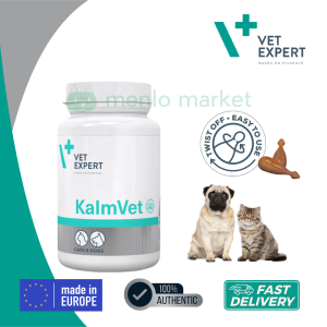 Vet Expert KalmVet 60 pcs Twist Off Capsules to reduce stress and anxiety of dogs and cats