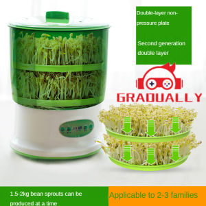 Household automatic bean sprouts machine large-capacity bean sprouts barrel artifact homemade small raw bean sprouts pot