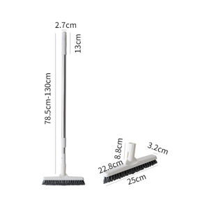 As Well Asแปรงขัดพื้น ด้ามปรับระดับสั้นยาวหัวแปรงหมุนได้ขัดได้ในพื้นที่คับแคบ น้ำหนักเบา ขัดพื้นกระเบื้อง พื้นปูน พื้นทั่วไป