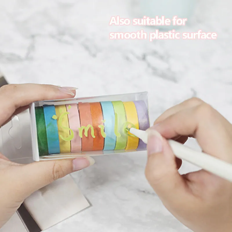 10 pcs/set （One for a each color）Calligraphy pen Soft brush pen for daily  color pen life creative paintbrush art DIY calligraphy pens