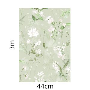 50 màu PVC không thấm nước giấy dán tường tự dính giấy dán tường hoa sticker cho phòng ngủ phòng khách trang trí nội thất