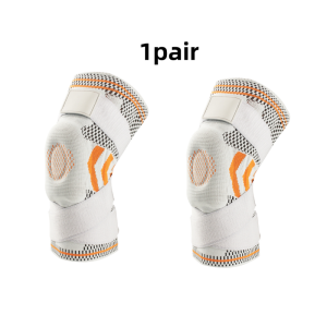 Guoftstars 1 Pair Knee Support with Silicon pad and Spring Support Knee Guard  Knee Brace  Prefect for Basketball and running  Miếng đệm đầu gối ， Bảo vệ đầu gối .AutoMaxion
