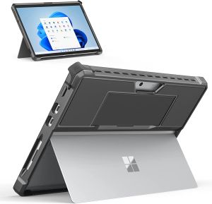 MoKo Case For Microsoft Surface Pro 8-13"Touchscreen 2021 Release Tablet All-In-One Protective Rugged Cover Case with Hand Strap