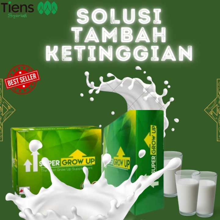 🍃SUPER GROW UP🍃 PENINGGI BADAN HERBAL || UBAT TINGGI BADAN TERBAIK | Lazada